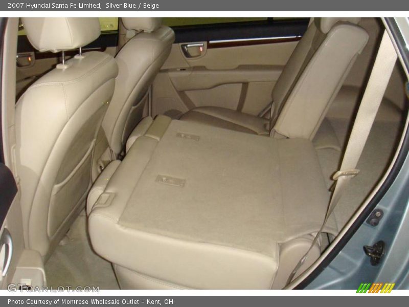Silver Blue / Beige 2007 Hyundai Santa Fe Limited