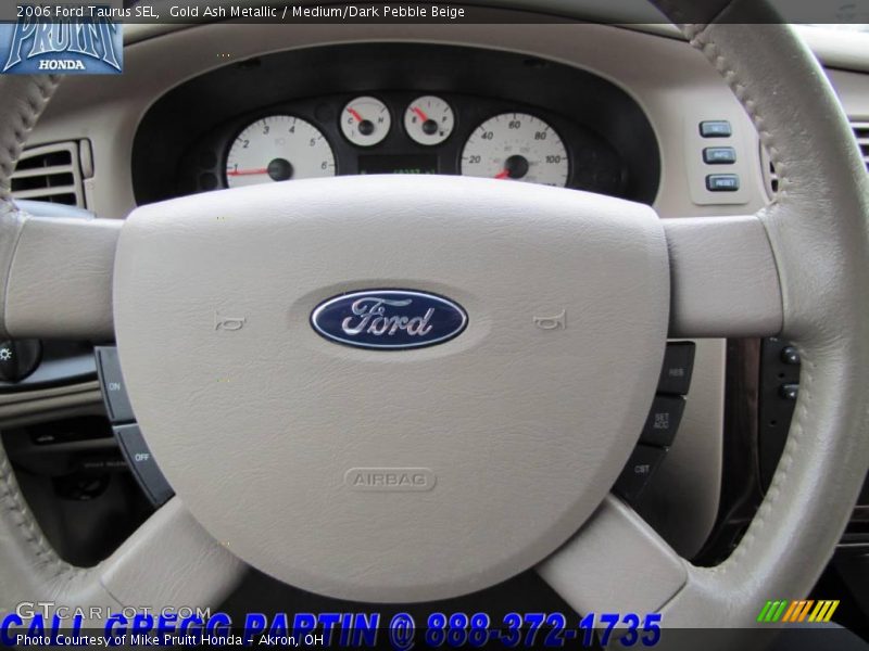Gold Ash Metallic / Medium/Dark Pebble Beige 2006 Ford Taurus SEL