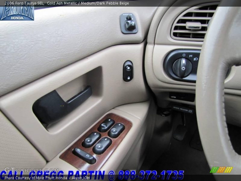 Gold Ash Metallic / Medium/Dark Pebble Beige 2006 Ford Taurus SEL