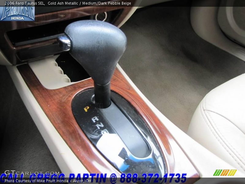 Gold Ash Metallic / Medium/Dark Pebble Beige 2006 Ford Taurus SEL