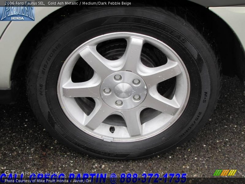 Gold Ash Metallic / Medium/Dark Pebble Beige 2006 Ford Taurus SEL