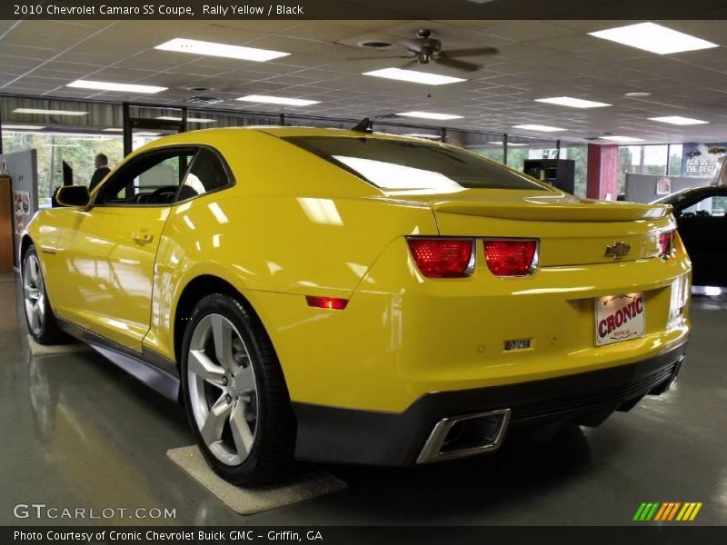 Rally Yellow / Black 2010 Chevrolet Camaro SS Coupe