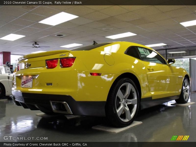 Rally Yellow / Black 2010 Chevrolet Camaro SS Coupe