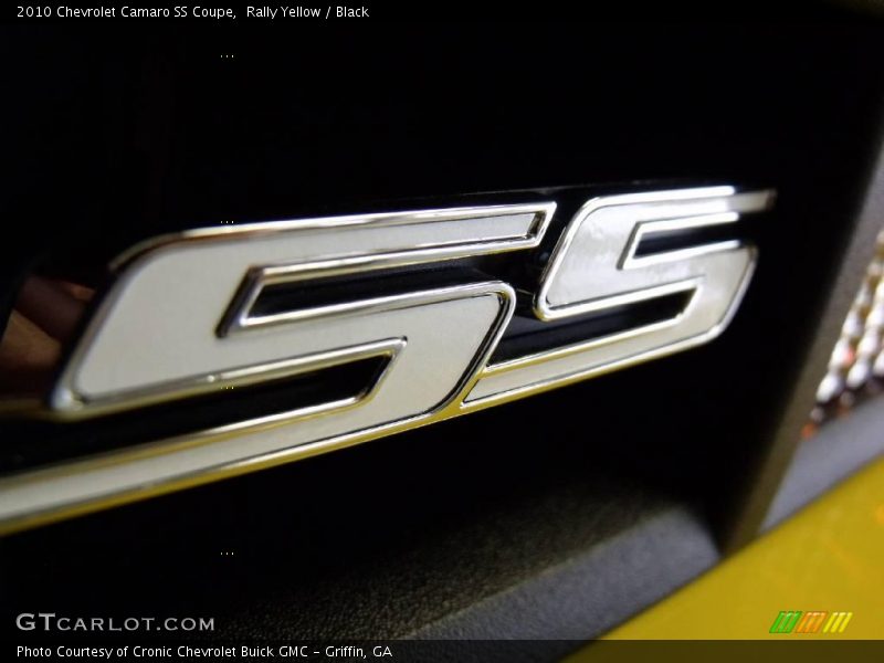 Rally Yellow / Black 2010 Chevrolet Camaro SS Coupe