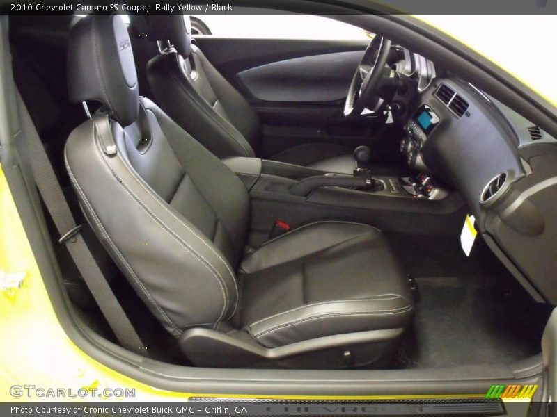 Rally Yellow / Black 2010 Chevrolet Camaro SS Coupe