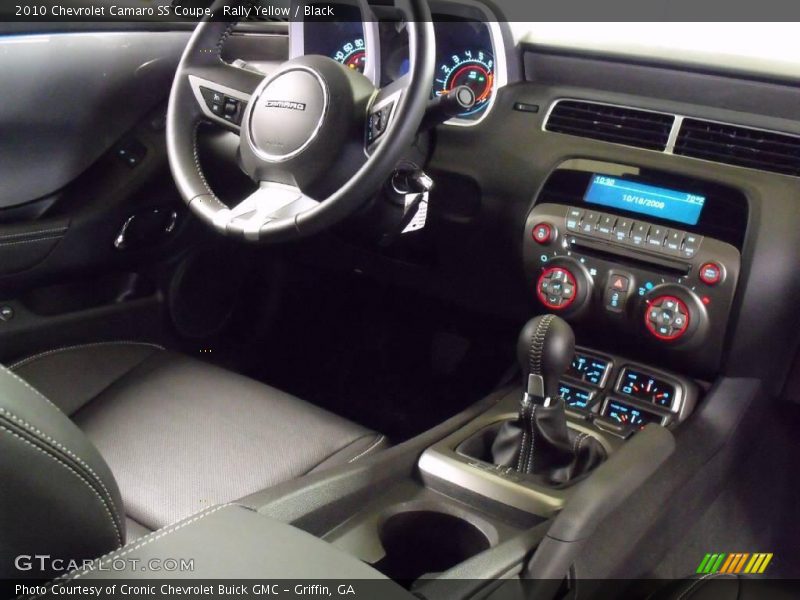 Rally Yellow / Black 2010 Chevrolet Camaro SS Coupe