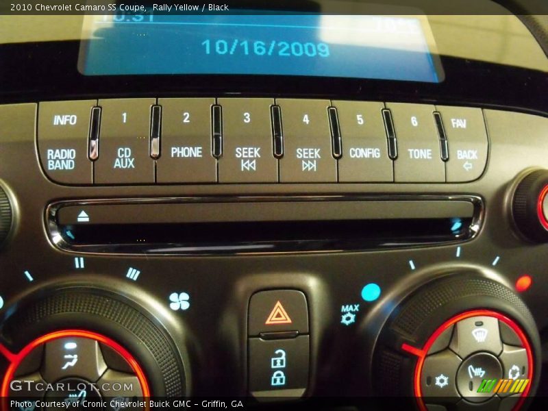 Rally Yellow / Black 2010 Chevrolet Camaro SS Coupe