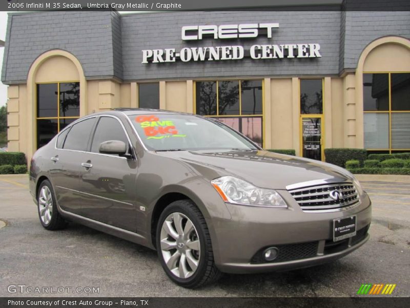 Umbria Gray Metallic / Graphite 2006 Infiniti M 35 Sedan
