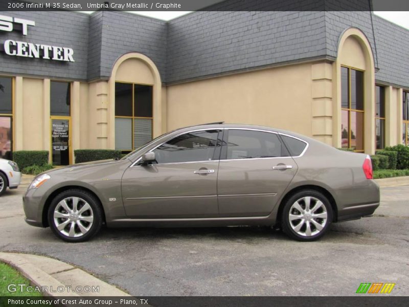Umbria Gray Metallic / Graphite 2006 Infiniti M 35 Sedan