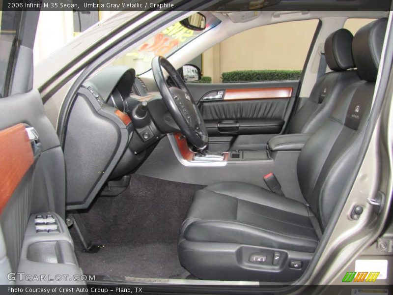 Umbria Gray Metallic / Graphite 2006 Infiniti M 35 Sedan
