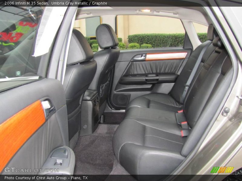 Umbria Gray Metallic / Graphite 2006 Infiniti M 35 Sedan