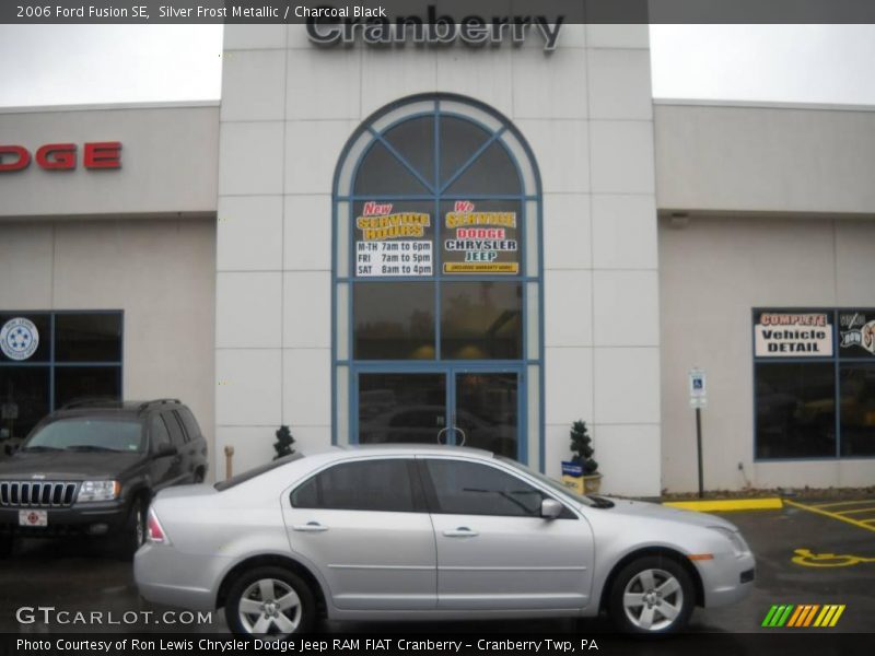 Silver Frost Metallic / Charcoal Black 2006 Ford Fusion SE
