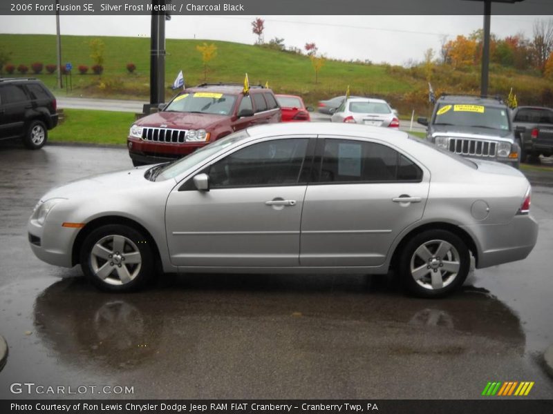Silver Frost Metallic / Charcoal Black 2006 Ford Fusion SE