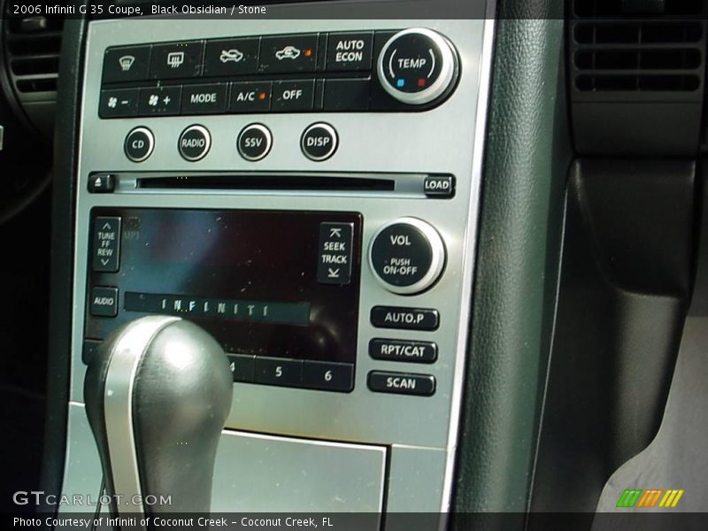 Black Obsidian / Stone 2006 Infiniti G 35 Coupe
