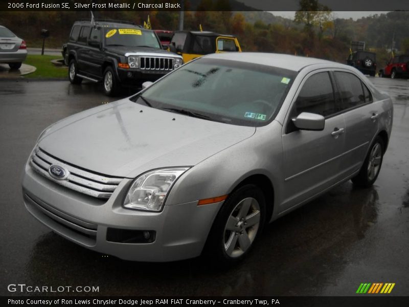 Silver Frost Metallic / Charcoal Black 2006 Ford Fusion SE