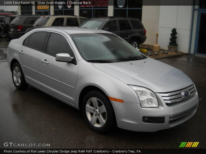 Silver Frost Metallic / Charcoal Black 2006 Ford Fusion SE