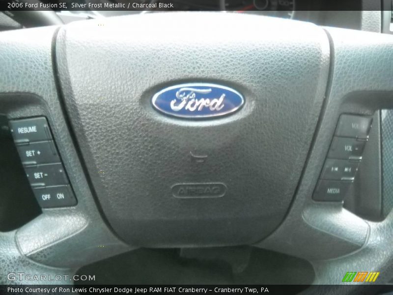 Silver Frost Metallic / Charcoal Black 2006 Ford Fusion SE