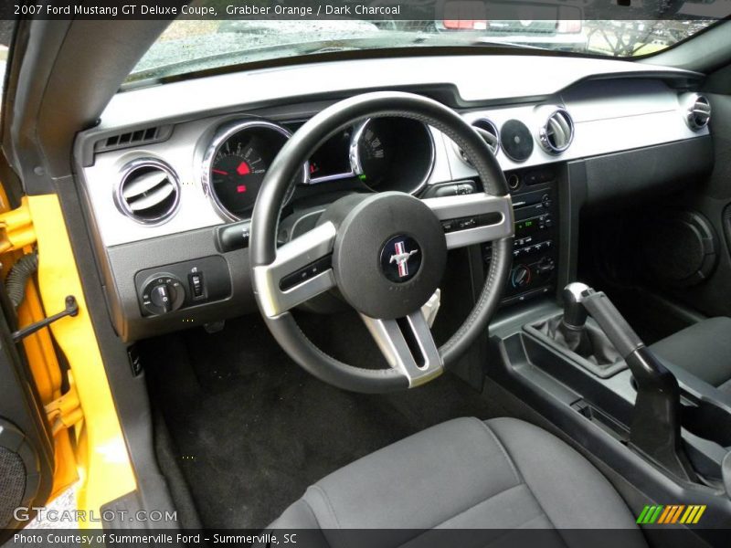 Grabber Orange / Dark Charcoal 2007 Ford Mustang GT Deluxe Coupe