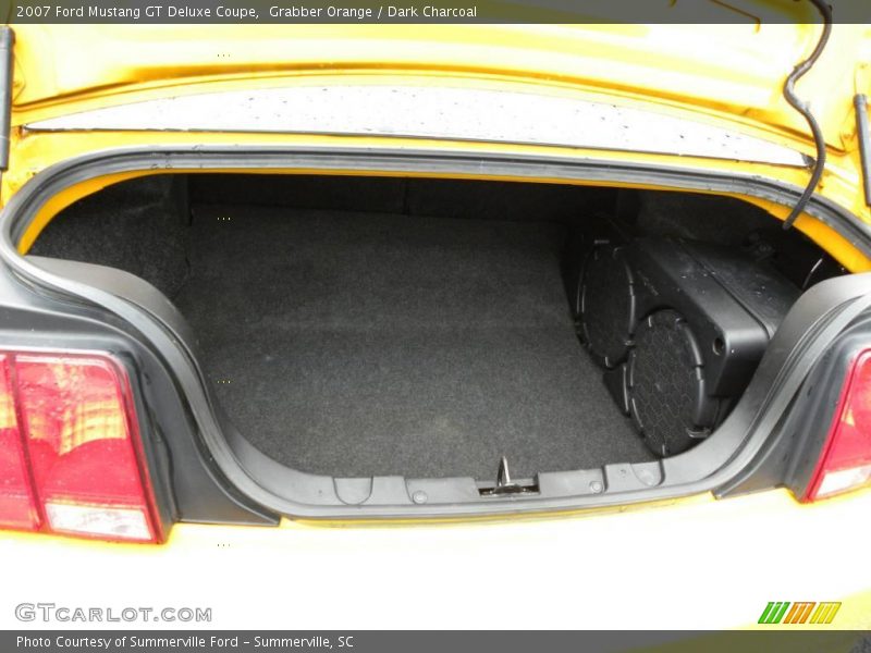 Grabber Orange / Dark Charcoal 2007 Ford Mustang GT Deluxe Coupe
