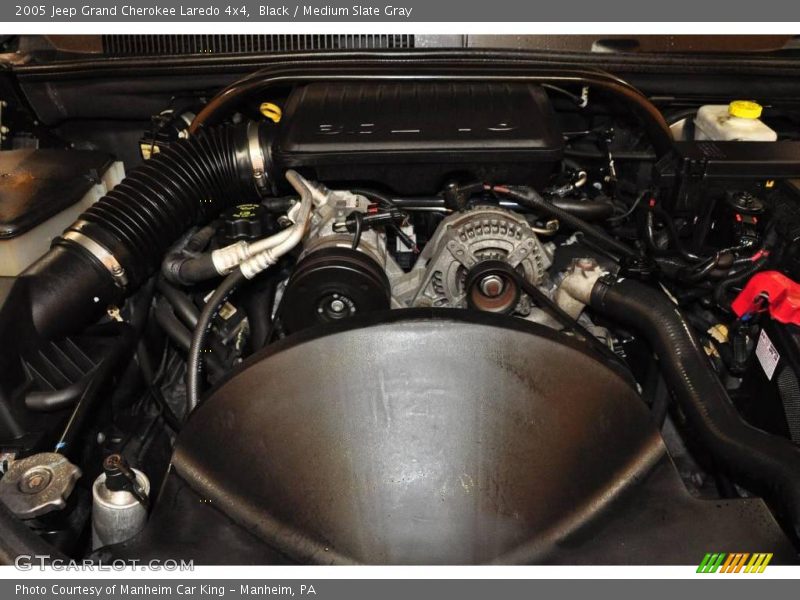 Black / Medium Slate Gray 2005 Jeep Grand Cherokee Laredo 4x4