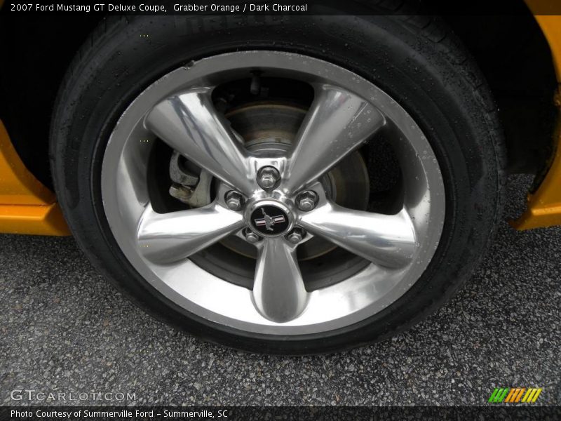 Grabber Orange / Dark Charcoal 2007 Ford Mustang GT Deluxe Coupe