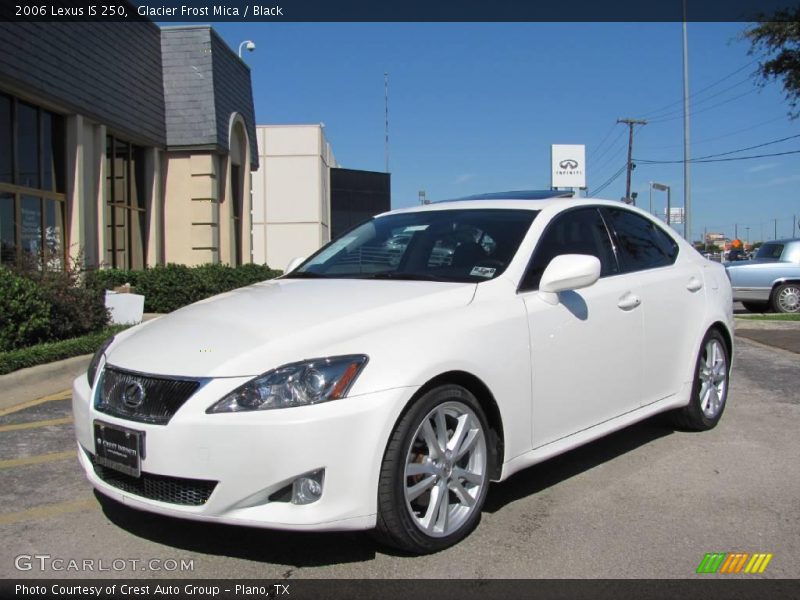 Glacier Frost Mica / Black 2006 Lexus IS 250