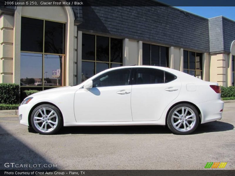 Glacier Frost Mica / Black 2006 Lexus IS 250