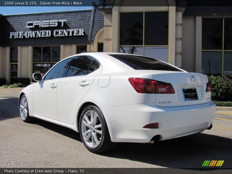 Glacier Frost Mica / Black 2006 Lexus IS 250