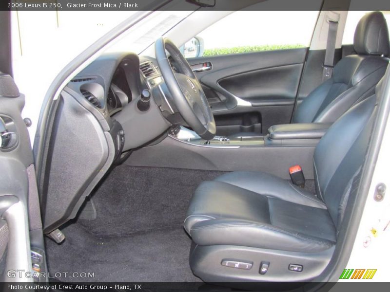 Glacier Frost Mica / Black 2006 Lexus IS 250