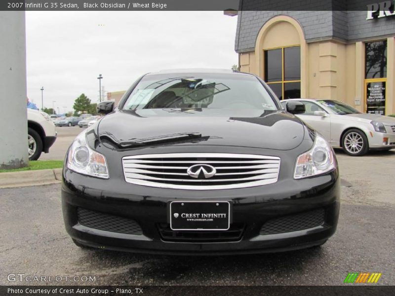 Black Obsidian / Wheat Beige 2007 Infiniti G 35 Sedan