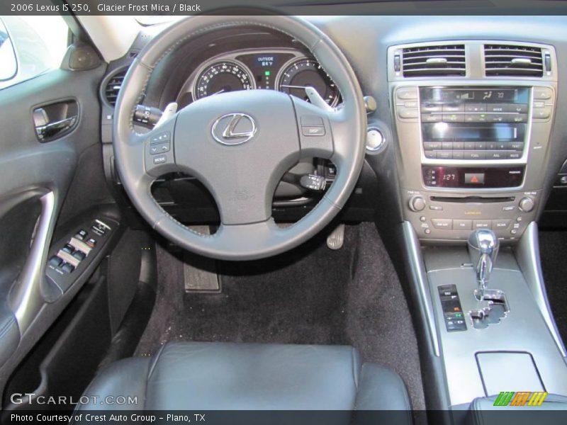 Glacier Frost Mica / Black 2006 Lexus IS 250