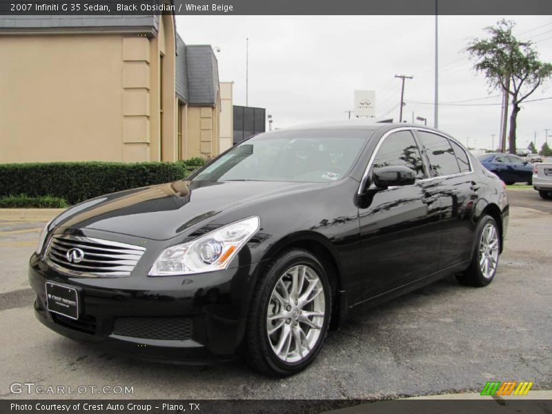 Black Obsidian / Wheat Beige 2007 Infiniti G 35 Sedan