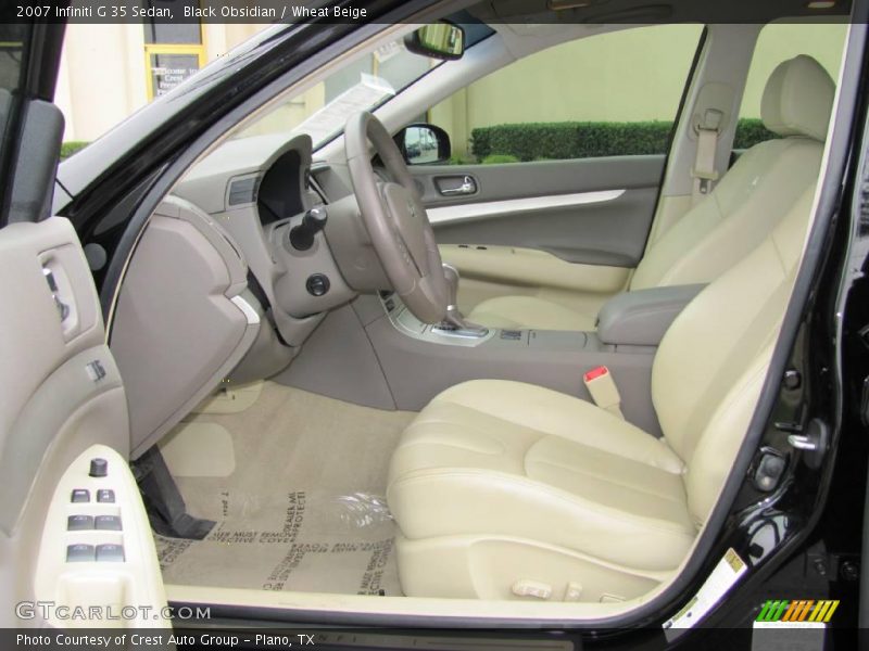 Black Obsidian / Wheat Beige 2007 Infiniti G 35 Sedan