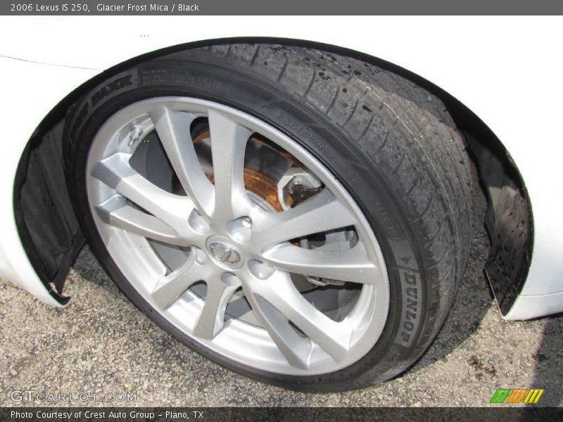 Glacier Frost Mica / Black 2006 Lexus IS 250