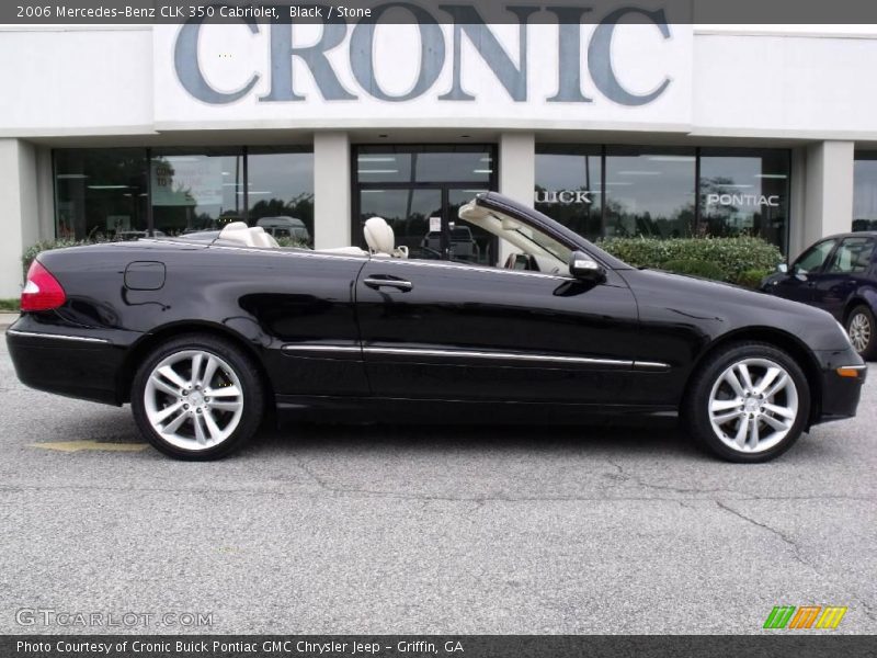 Black / Stone 2006 Mercedes-Benz CLK 350 Cabriolet
