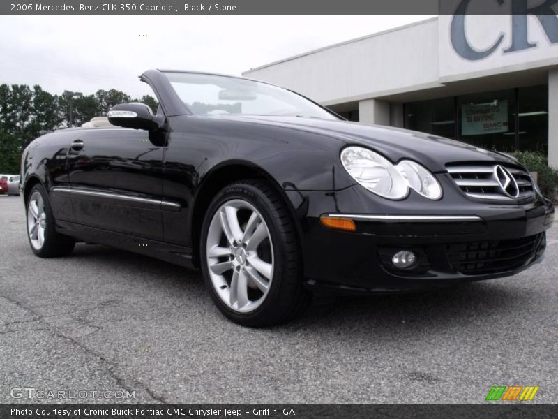 Black / Stone 2006 Mercedes-Benz CLK 350 Cabriolet