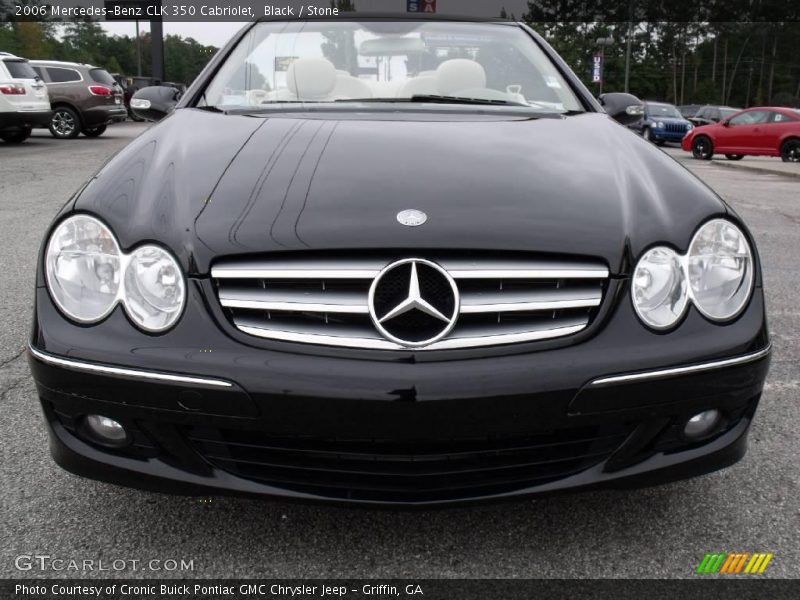 Black / Stone 2006 Mercedes-Benz CLK 350 Cabriolet