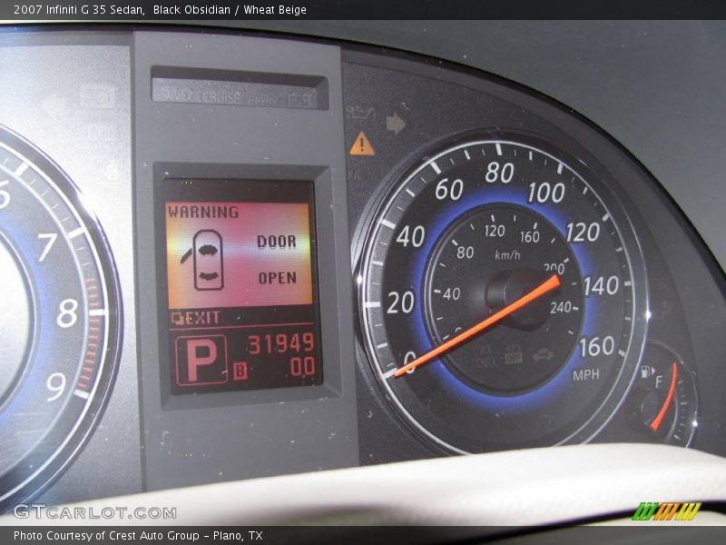 Black Obsidian / Wheat Beige 2007 Infiniti G 35 Sedan