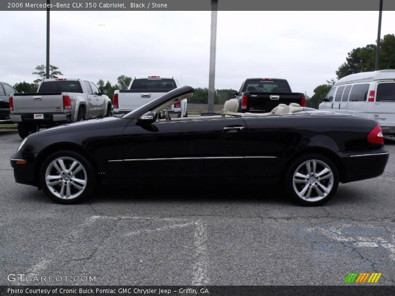 Black / Stone 2006 Mercedes-Benz CLK 350 Cabriolet