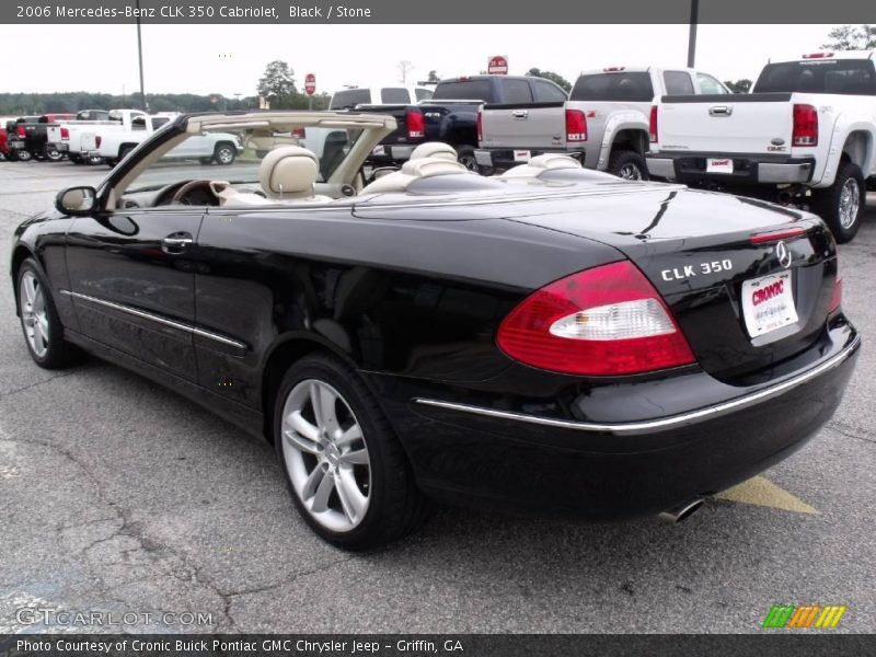 Black / Stone 2006 Mercedes-Benz CLK 350 Cabriolet