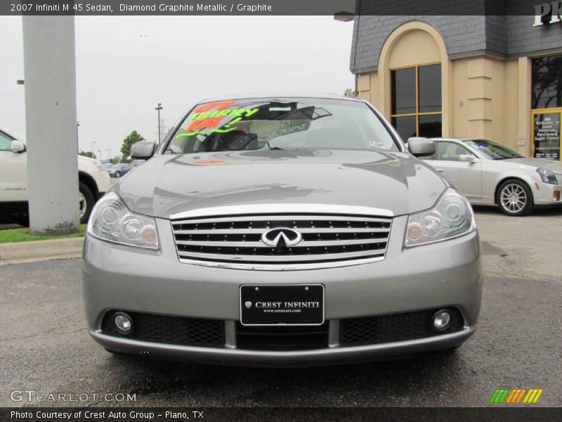 Diamond Graphite Metallic / Graphite 2007 Infiniti M 45 Sedan