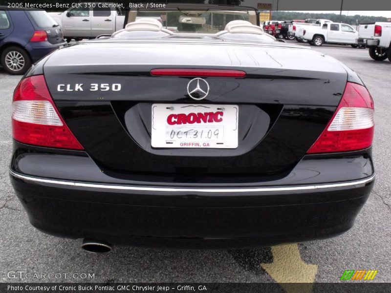 Black / Stone 2006 Mercedes-Benz CLK 350 Cabriolet
