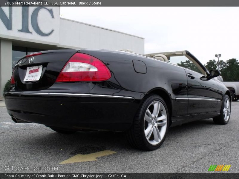Black / Stone 2006 Mercedes-Benz CLK 350 Cabriolet