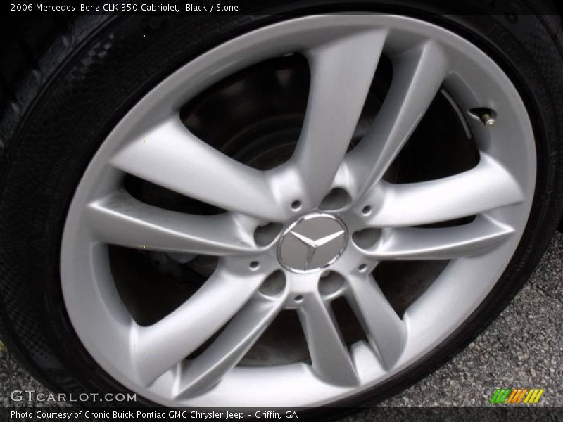Black / Stone 2006 Mercedes-Benz CLK 350 Cabriolet