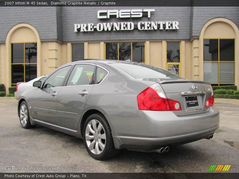 Diamond Graphite Metallic / Graphite 2007 Infiniti M 45 Sedan
