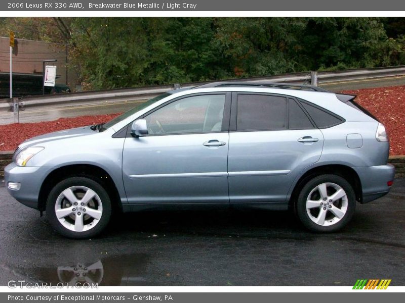 Breakwater Blue Metallic / Light Gray 2006 Lexus RX 330 AWD