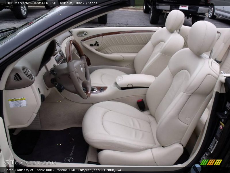 Black / Stone 2006 Mercedes-Benz CLK 350 Cabriolet