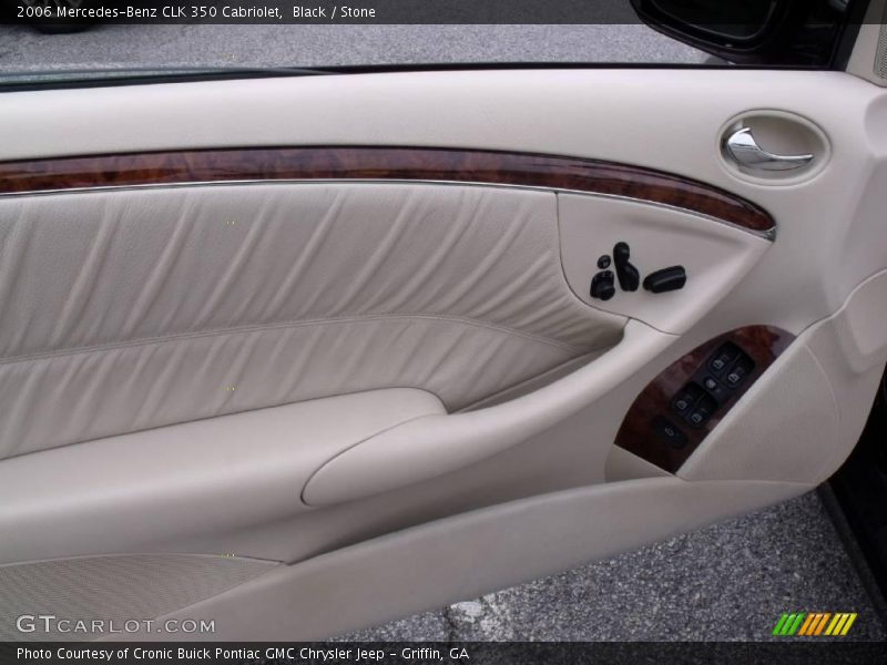 Black / Stone 2006 Mercedes-Benz CLK 350 Cabriolet