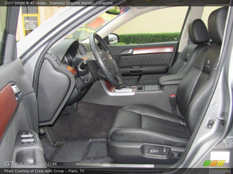 Diamond Graphite Metallic / Graphite 2007 Infiniti M 45 Sedan
