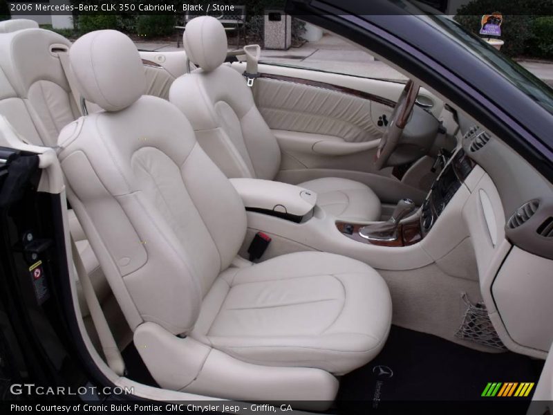 Black / Stone 2006 Mercedes-Benz CLK 350 Cabriolet